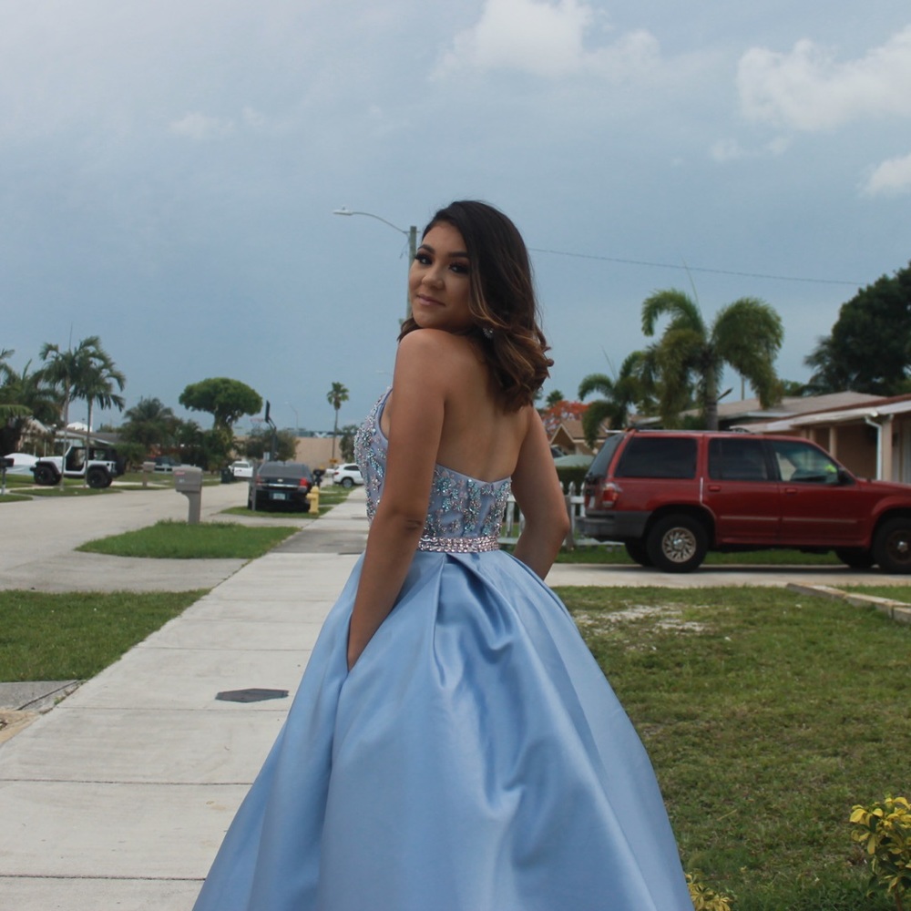 Blue Prom Dress